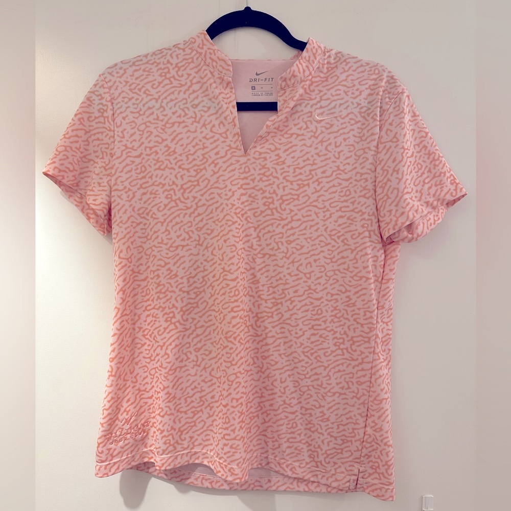 Nike Dry Fit Pink Leopard Top